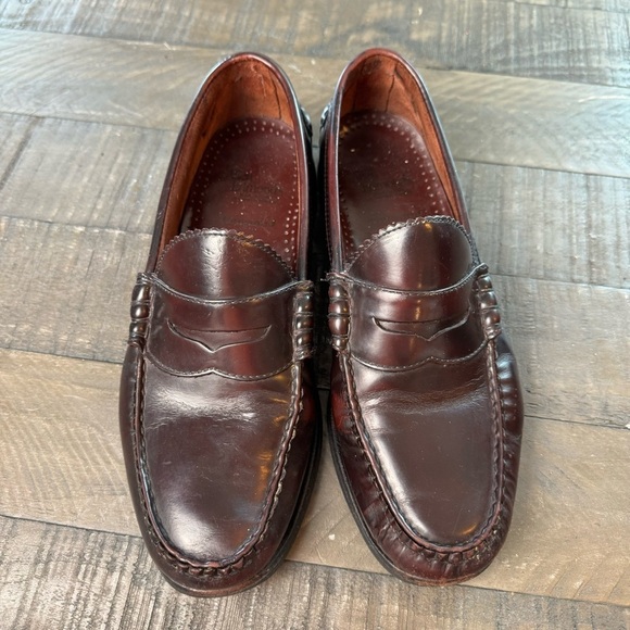 Allen Edmonds Kenwood Leather Slip-On Loafers Men’s Dress Shoes 9D Brown Office main image 4